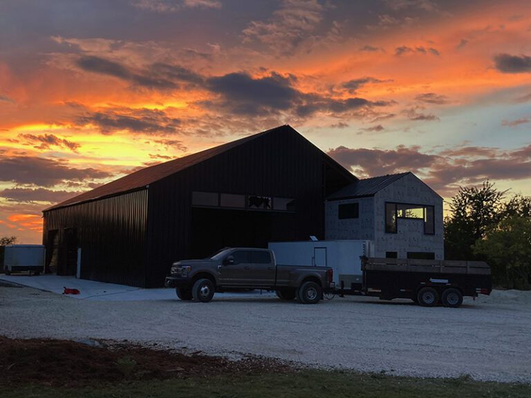 Elite Steel & Supply portfolio metal building in Salado, TX.