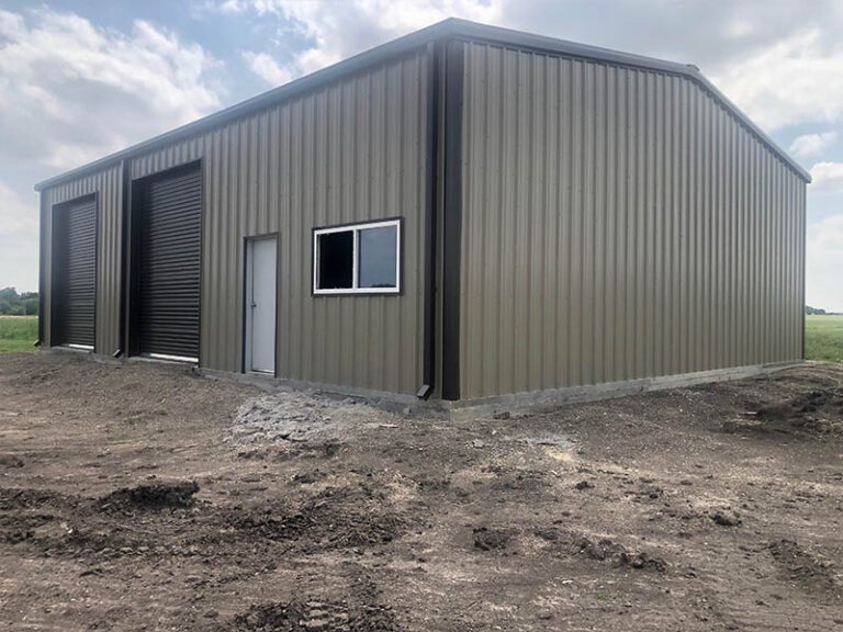 Steel Shop in Westphalia, TX.