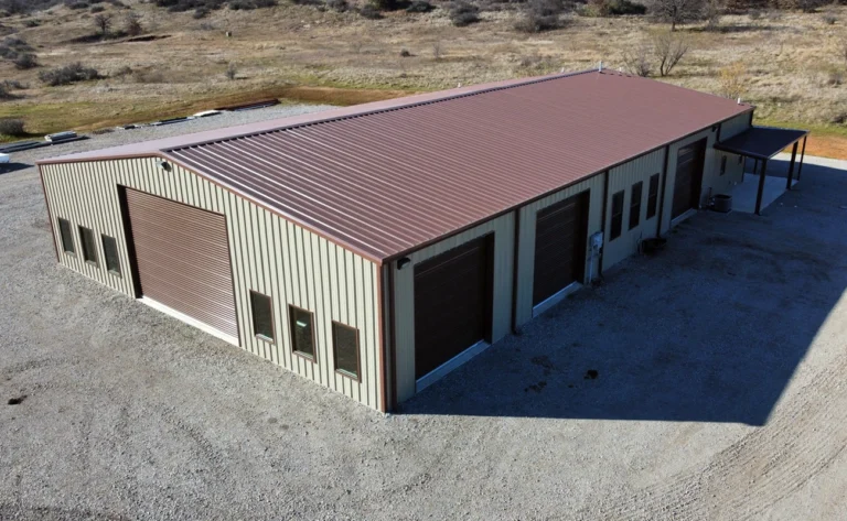 Breckenridge, TX Weld Up Metal Building.