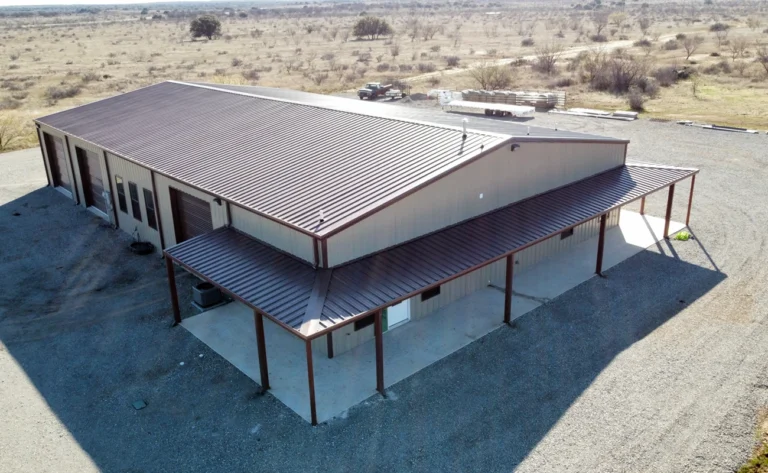 Breckenridge, TX Weld Up Metal Building.