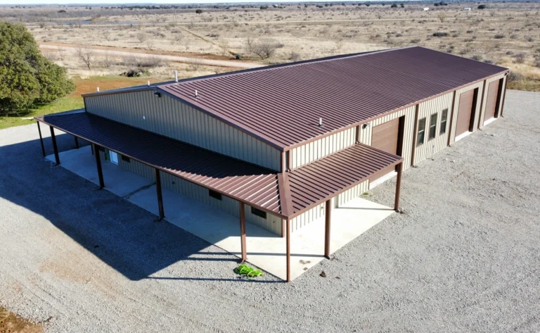 Breckenridge, TX Weld Up Metal Building.