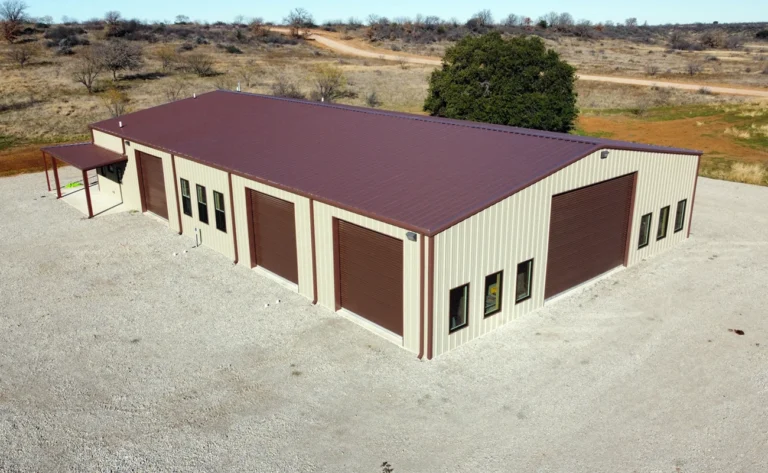 Breckenridge, TX Weld Up Metal Building.