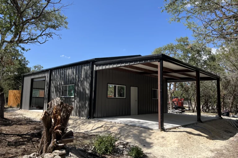 Morgan's Point Weld Up Metal Building.