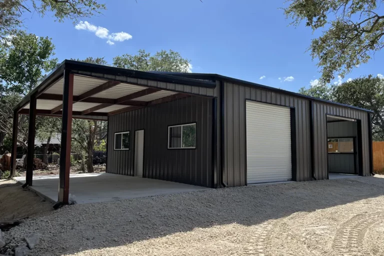 Morgan's Point Weld Up Metal Building.