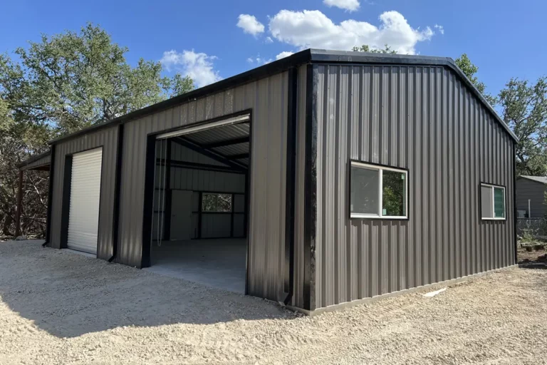 Morgan's Point Weld Up Metal Building.